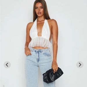 Beginning Boutique Cupcake White Top NWT